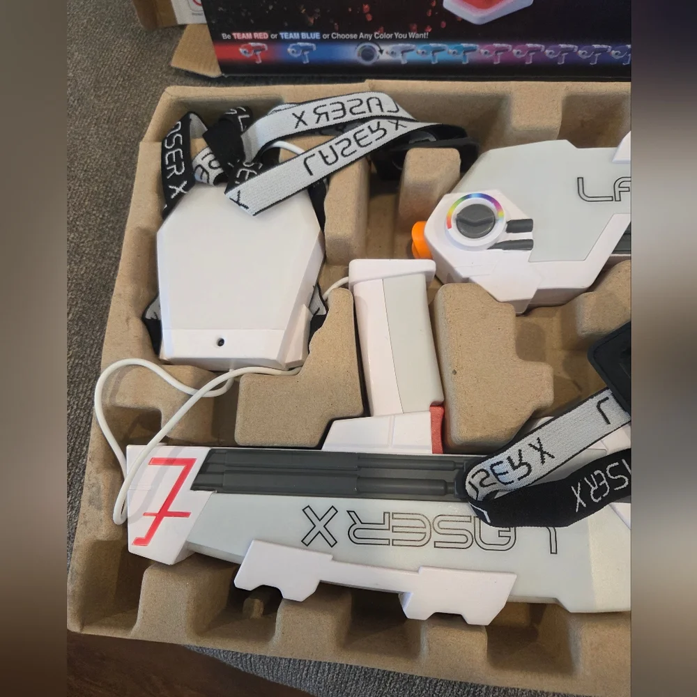 Laser X Revolution White and Red Laser Tag Game